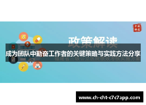 成为团队中勤奋工作者的关键策略与实践方法分享